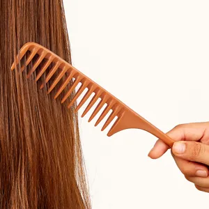 Professional hair styling teasing comb for salon hair volume and smooth parting tools.