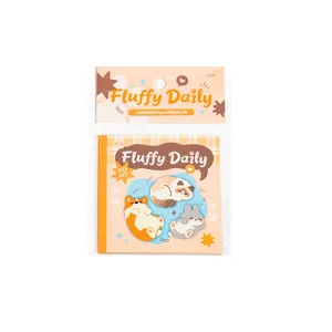 Cute Cartoon Pet Animal Decorative PET Stickers Book For Scrapbooking DIY Phone Case Collage Art Journal Supplies Waterproof Printed Stickers