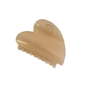 Pince à cheveux cœur taille moyenne accessoire élégant pour femmes coiffure quotidienne