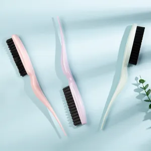 Hair styling teaser brush set with pointed tail and soft bristles for volume and hair.