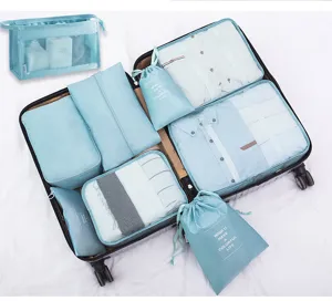 Packtaschen Reise Organizer Set Koffer Taschen Aufbewahrung für Kleidung leicht.