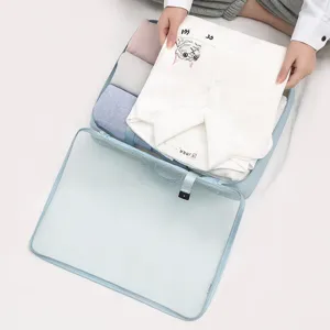 Travel packing cubes 6-piece set clothing storage bags portable luggage organizer bag.