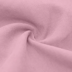 Detailed view of soft pink fabric texture, showing fine weave and comfortable material quality.