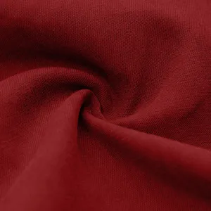 Detailed close-up view of the soft solid color fabric texture for women casual long pants.