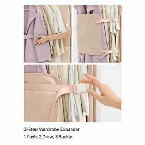 Pannello di compressione per vestiti pieghevole organizzatore per guardaroba invernale