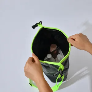 Waterproof dry bag 2L outdoor beach floating swimming PVC storage pouch shoulder strap