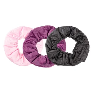 Waterproof insulated shower hair caps, soft multi-color cooking caps for kitchen housework.