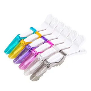 Multicolor Transparante Pluizige Haarclip Thuiskapsalon Eendebekclip Scheiding Styling Haaraccessoires