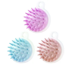 Brosse de Massage du Cuir Chevelu Minimaliste Japonais Brosse à Shampooing PP TPE Coussin d'Air Nettoyeur de Tête Poils Souples Brosse de Bain Massage