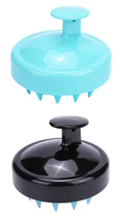 Brosse de massage du cuir chevelu en silicone brosse de shampooing pour la douche.