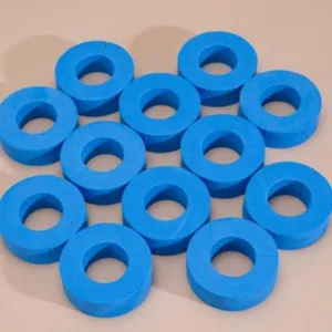 Bigodini senza calore in schiuma blu morbida rulli per capelli ricci e volume styling