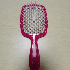 Rose brosse à cheveux creuse humide et sèche peigne démêlant nid d'abeille outil de coiffure