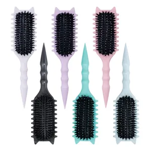 Set di pettini per capelli professionali a più file con coda appuntita per uso quotidiano.