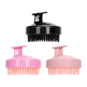 Hoofdhuid massage shampoo borstel met zachte haren en ergonomisch handvat voor haarwassing.