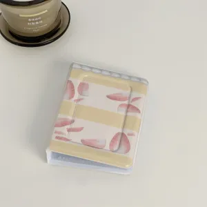 Raccoglitore di fototessere da 3 pollici stile ins fragola carino mini album porta carte foto.