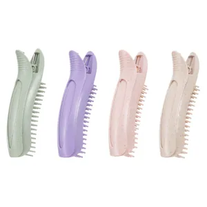 Modern Wheat Straw Volumizing Hair Root Clips Macaron Candy Color Hollow Design Air Bangs Hair Curler Rollers Styling Tools