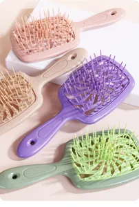 Spazzola per capelli districante pettine da massaggio per styling capelli umidi e asciutti