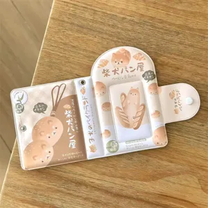 Niedliches japanisches Shiba Inu 3-Zoll Foto Karten Album Mini Polaroid Druckknopf Ordner