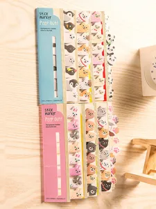 Cute animal sticky notes creative bookmark index tabs portable memo pad stationery items