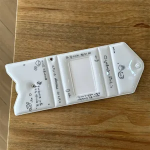 Λευκή θήκη φωτογραφιών PVC σε σχήμα φακέλου χαριτωμένο σχέδιο κουταβιού μίνι άλμπουμ