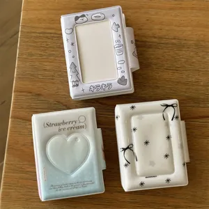 Mini album photo fraise glace style ins classeur photocard 3 pouces livre rangement
