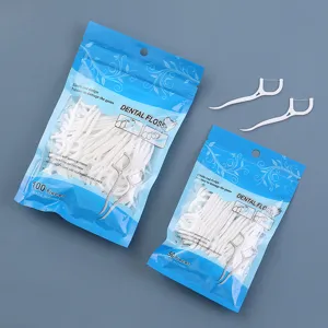 100pz set filo interdentale portatile filo fine ad alta tensione stuzzicadenti igiene orale