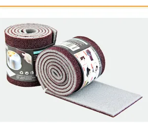 Emery sponge roll abrasive cleaning pad for kitchen pot rust removal 9cmx100cm roll