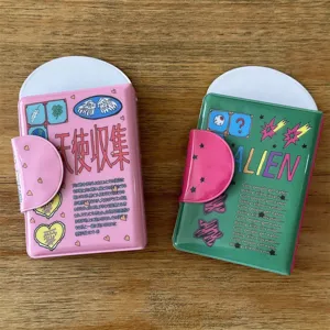 Álbum de fotocotarjetas de 3 pulgadas con tarjetero magnético mini estuche polaroid kpop