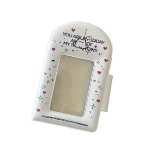 Ins Lindo Gato De Píxeles Tarjetero Fotográfico Mini Álbum De Foto Carpeta Transparente Libro De Almacenamiento De Tarjetas