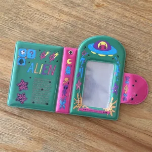 Soportes para fototarjetas de 3 pulgadas mini álbum alienígena lindo coleccionista de cartas.