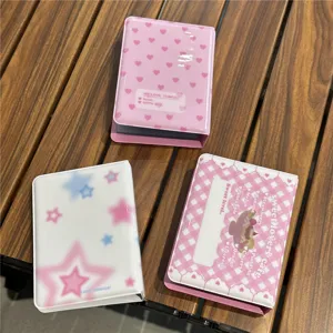 Mini classeur de photocard 3 pouces album polaroid mignon livre de rangement pour cartes.