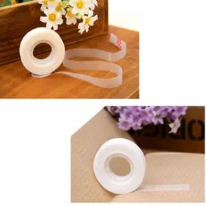 Milky white invisible frosted adhesive tape for student office writable stationery