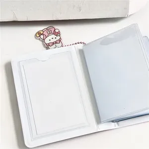Mini album per foto da 3 pollici transparent per carte kpop raccolta collezione.