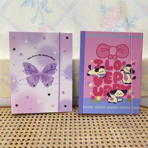A5 classeur mignon chiot papillon porte-photocard kpop livre de collection de cartes