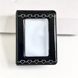 Ins cool coeur chaine PVC mini album photo pour cartes photo polaroid 3 pouces.