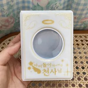 Details of Korean style 3 inch photocard binder mini Kpop idol photo album card holder