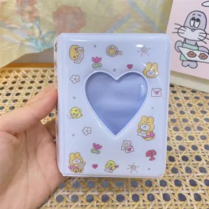 Mini classeur de photocard 3 pouces mignon album photo Kpop porte-cartes organiseur