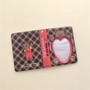 Cute gummy bear mini polaroid photo album 3 inch photocard holder card book organizer.