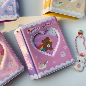 Mini album photo Polaroid 3 pouces avec dentelle d'ours mignon style Ins adorable