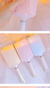 Bonito cepillo de pelo de masaje con cojín de aire, cepillo antiestático para mujeres.