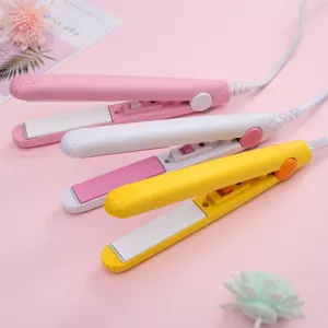 Mini piastra per capelli portatile ferro liscio carino strumento di styling per viaggio e cura