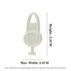 French standard child safety socket protector cover detail size 5.2x2.5cm plastic plug.