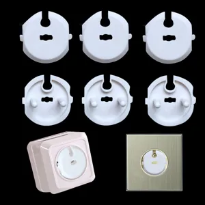 French Child Safety Socket Protector ABS Plastic Electrical Outlet Safety Cover For Home Baby Protection