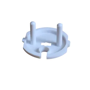 French socket safety plug cover white plastic child protector for home electric outlet 1pc