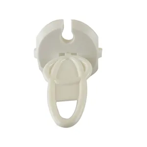 Child safety socket cover French style 2-hole white plastic plug protector for kids