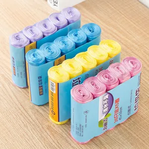 Verstärkte Müllbeutel mit flacher Mündung, langlebige Einweg-Plastiktüten für die Küche.