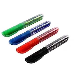 Colorful whiteboard markers set erasable dry erase pens for office and school use 4 colors