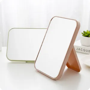 Minimalistische opvouwbare cosmetische make-upspiegel voor desktop dagelijks gebruik
