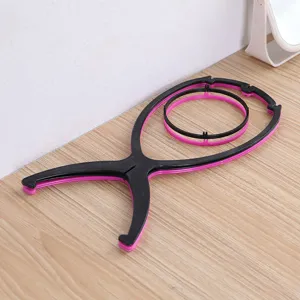 Klappbarer Perückenständer aus Kunststoff für Friseursalon, tragbarer Perückenhalter und Halter