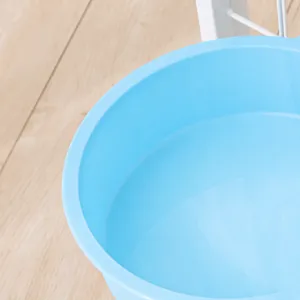 Hanging pet bowl blue plastic dog bowl cat food water bowl cage fixed feeder container